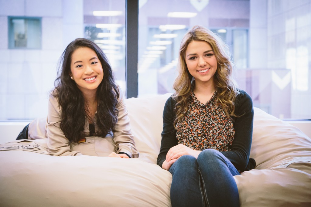 CliqBit co-founders Hannah Wei and Olivia Joslin.