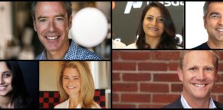 Featured photo collage (clockwise, from top-left): Jim Moran of Perfecto Mobile, Anitha Gopalan of Catalant, Nagraj Seshadri of Edgewise, Jeff Prus of Zipcar, Holly McConnell of General Catalyst and Matisha Ladiwala of InsightSquared.