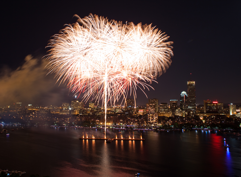 Boston Harbor Fireworks Start Time August 30 9pm Fish Pier